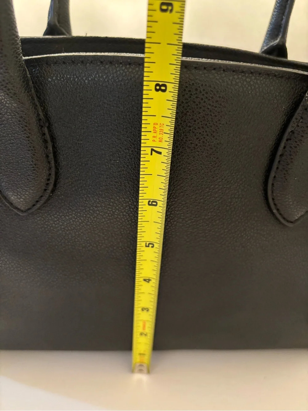 Nine West Black Top-Handle Satchel with Gold Hardware